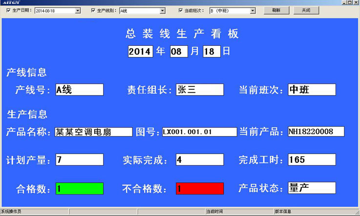 生產電子看板管理系統(tǒng)